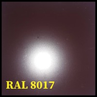 Гладкий Лист "Arcelor Mittal" Германия  0,45 мм RAL 8017 (Коричневый) Zn 225 (10 м /1,25 м)  