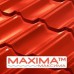 Металлочерепица MAXIMA RAL 8017 0,5 PEMA (Optima Steel-Китай)