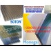 SOTON - поликарбонат сотовый 10 мм прозрачный , лист (2,1 м х 6 м)