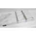 Керамический полотенцесушитель Flyme 600T (2R) с двумя ручками, белый мрамор