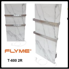 Керамический полотенцесушитель Flyme 600T (2R) | Белый мрамор