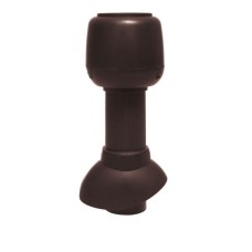 Вентиляционный выход Vilpe® 110/300 Н + колпак Шоколадный