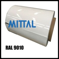 Гладкий лист RAL 9010 • 0,88 мм • ширина 1500 мм • ArcelorMittal •