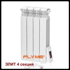 Электрорадиатор FLYME Elite R / 4 секции / 490 Ватт