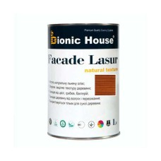 Краска для дерева FACADE LASUR Bionic-House 1л Коньяк