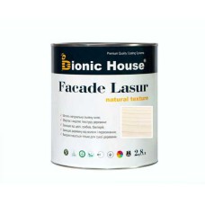 Краска для дерева FACADE LASUR Bionic-House 2,8л Жасмин