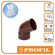 Коліно дворострубне Profil 100 коричневе