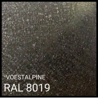 Гладкий лист 0,5 мм VOESTALPINE Mat RAL 8019