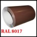 Рулонная сталь – гладкий лист с полимерным покрытием 0,5 мм 8017