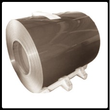 Рулонная сталь – гладкий лист с полимерным покрытием 0,5 мм 8019