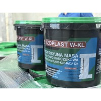 Битумно-каучуковая мастика для приклейки пенопласта на водной основе Izoplast W-KL 20 кг.