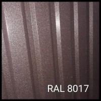 Профнастил для стен — ПС 20 - матовый 0,45 мм RAL 8017