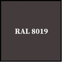 RAL 8019 — 0,7 мм  Гладкий Лист 