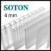 SOTON NANO - поликарбонат сотовый 8 мм бронзовый лист (2,1 м х 6 м)