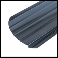 Металлический штакетник 0,6 х 105 мм | PURAL 9005 черный