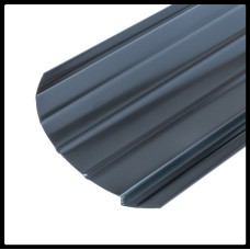 Металлический штакетник 0,6 х 105 мм | PURAL 9005 черный