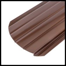 Металлический штакетник 0,6 х 105 мм | PURAL 8017 шоколадно-коричневый