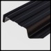 Металлический штакетник 0,5 х 115 мм | MAT | RAL 9005 черный