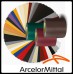 Глянцевый гладкий лист 0,7 мм | Arcelor Mittal | Ral 9003