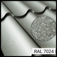 Металлочерепица ArcelorMittal | 0,5 mm | RAL 7024 (графит)