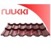 Модульная металлочерепица Finnera RR 887( коричневая ) | ® Ruukki 50 | PURAL MATT BT