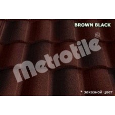 Композитная черепица Metrotile (роман) Brown-black Запорожье
