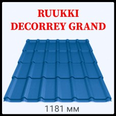 Металлочерепица RUUKKI DECORREY Grand RR 35 - 0,45 mm.