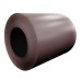 Рулонная сталь Sea Hyper™ Корея 0,45 мм - гладкий лист с полимерным покрытием PE 25 микрон Коричневый 8017, PE