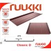 Ruukki Classic - D 0,5 мм Pural Matt BT black RR 33 Premium 50  - фальцевая кровля.