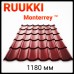 Металлочерепица RUUKKI Monterrey (Монтеррей) RR 35 / 0,45 мм