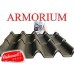 Металлочерепица Ruukki Armorium | RR 779 БАКЛАЖАН | Rough Polimatt |( 1015 мм*1039 мм )