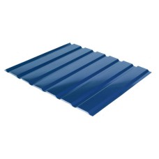 Профнастил фасадный, стеновой С-18 (цвет 5005 - синий, глянец) металл Китай