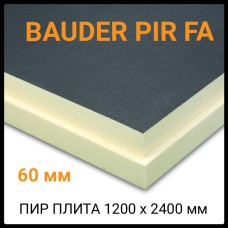 Теплоизоляция Bauder PIR FA 60 мм (полиизоцианурат)