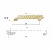 Металлосайдинг вертикальный | 0,5 мм | Тип А | PSM profile | RAL 9006