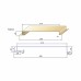 Металлосайдинг вертикальный | 0,5 мм | Тип А | PSM profile | RAL 9006