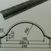 Конек Термастил - Планка конька полукруглая 0.45 мм глянец Китай 