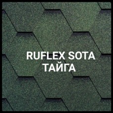 Битумная черепица RUFLEX SOTA - Тайга, Taiga