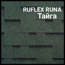 Битумная черепица RUFLEX RUNA - Тайга