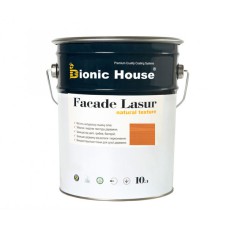 Краска для дерева FACADE LASUR Bionic-House 10л Миндаль А112