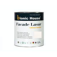 Краска для дерева FACADE LASUR Bionic-House 2,8л Белый А101