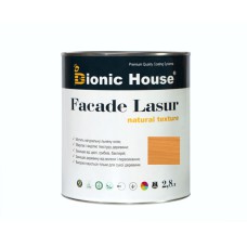 Краска для дерева FACADE LASUR Bionic-House 2,8л Дуб А105