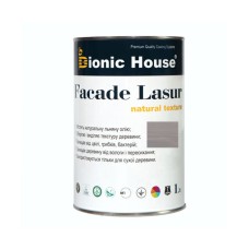 Краска для дерева FACADE LASUR Bionic-House 1л Пепел А117