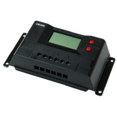 Контроллер 30А 12В/24В с дисплеем + USB гнездо (Модель-CM30D)