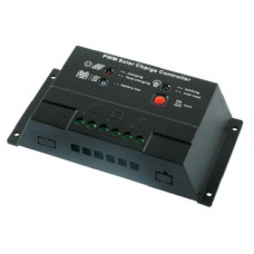 Контроллер 20А 12/24В + USB гнездо  (Модель-CM2024+USB)