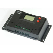 Контроллер 10А 12В/24В с дисплеем + USB гнездо (Модель-CM20D)