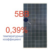 Солнечная батарея (панель) 330Вт, поликристаллическая RSM72-6-330P/5BB, Risen