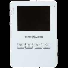 Цветной видеодомофон Green Vision GV-051-J-VD4SD white