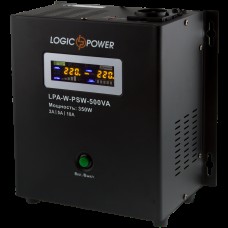 ИБП Logicpower LPA-W-PSW-500VA(350Вт)2A/5A/10A с правильной синусоидой 12В