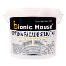 Optima Facade Silicone - Износоустойчивая гидрофобная силикон-акриловая краска для минеральных фасадов