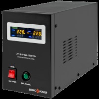 ИБП с правильной синусоидой LogicPower LPY-B-PSW-1500VA+(1050W)10A/15A 24V для котлов и аварийного освещения